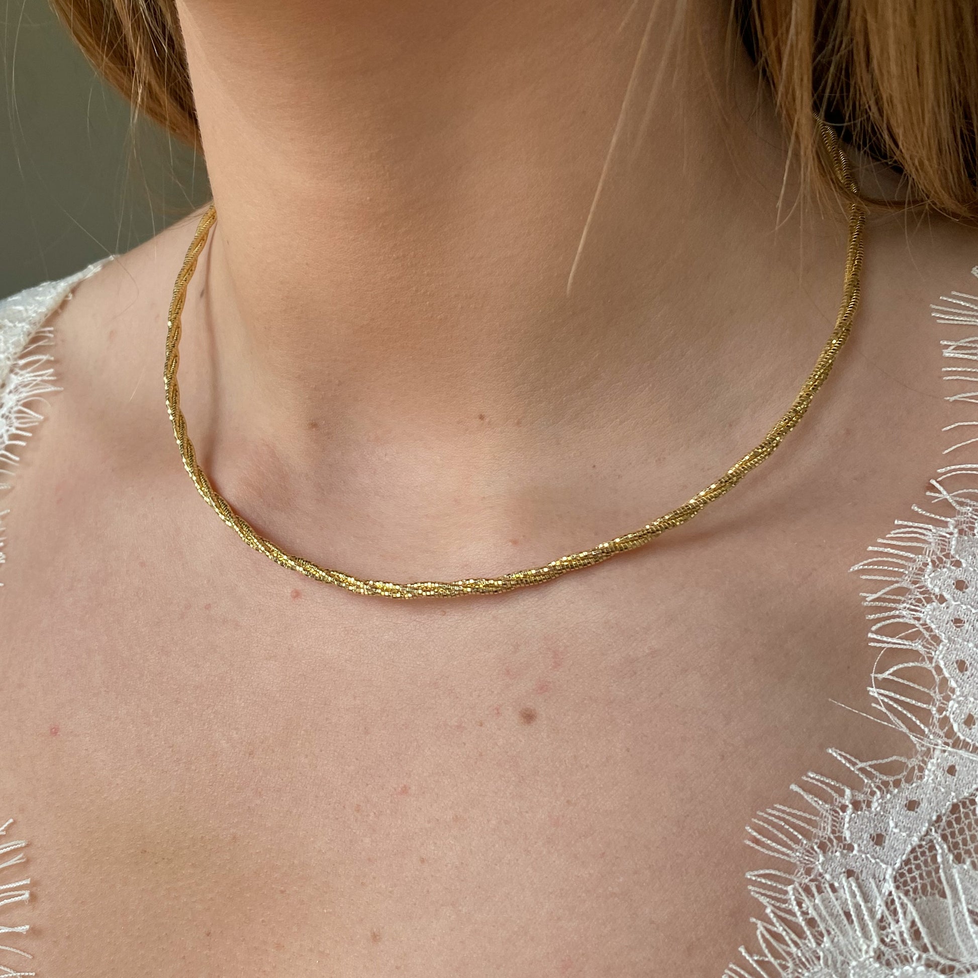 Sunshine Double Twist Necklace - John Ross Jewellers