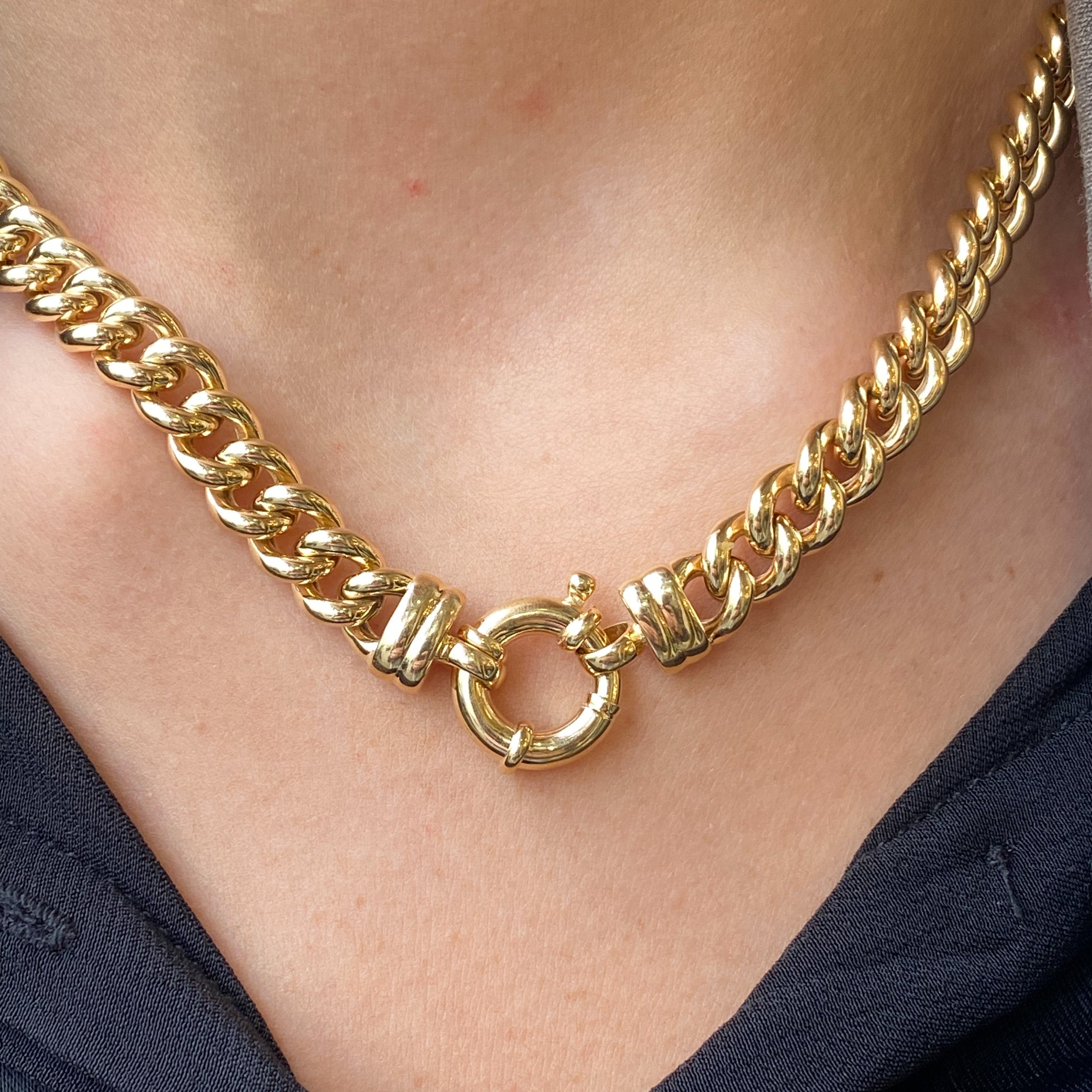 Mini Drew Curb Necklace – THATCH