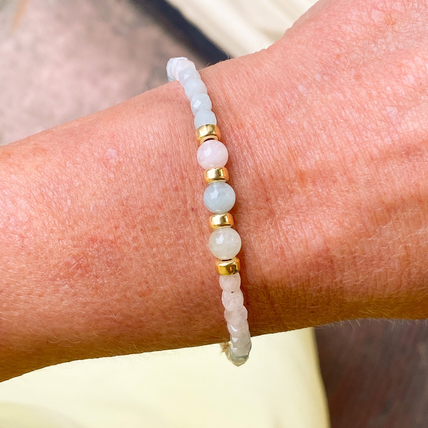 Sunshine Morganite Trio Bracelet - John Ross Jewellers