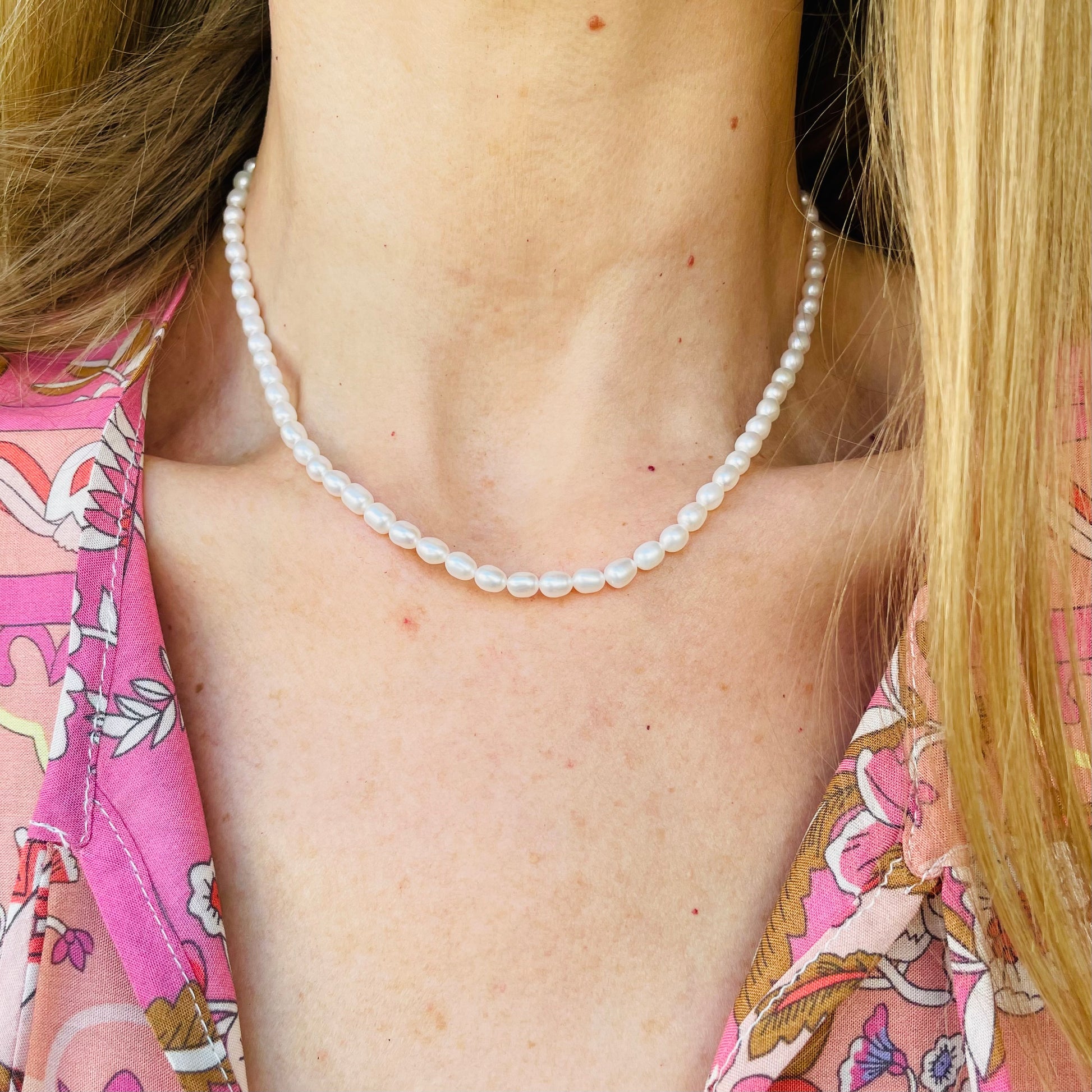 Sunshine Cultured Freshwater Pearl Necklace | 5-6mm - John Ross Jewellers