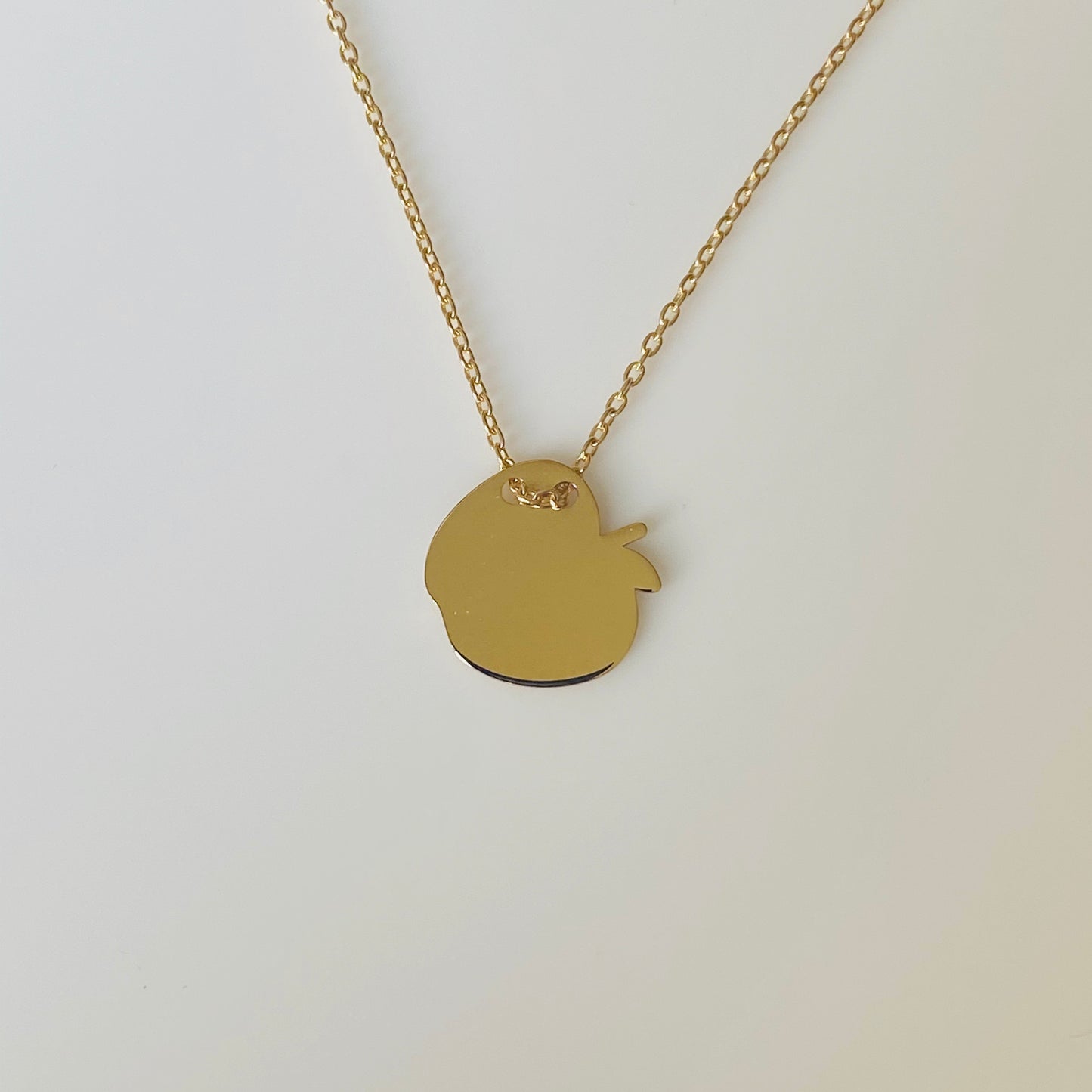 9ct Gold Apple Disc Necklace - John Ross Jewellers