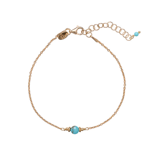 Sunshine Simple Turquoise Nugget Bracelet - John Ross Jewellers