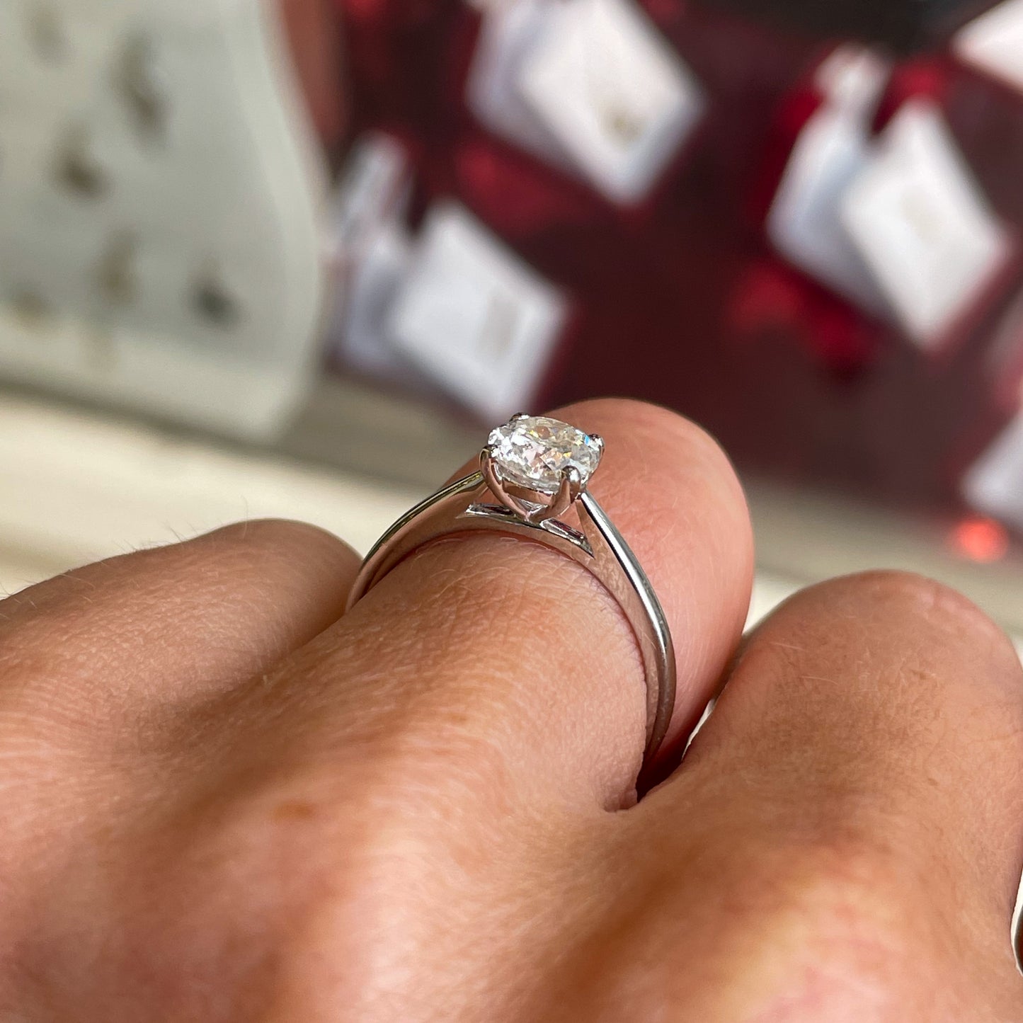 Platinum 1.00ct FG SI3 Four Claw Diamond Solitaire Ring - John Ross Jewellers