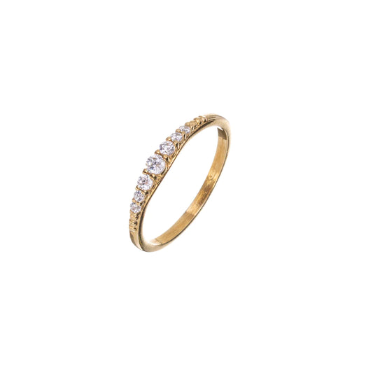 Sunshine Graduated CZ Ring - John Ross Jewellers