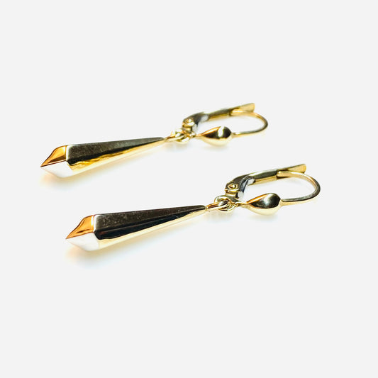 9ct Gold Drop Earrings - John Ross Jewellers