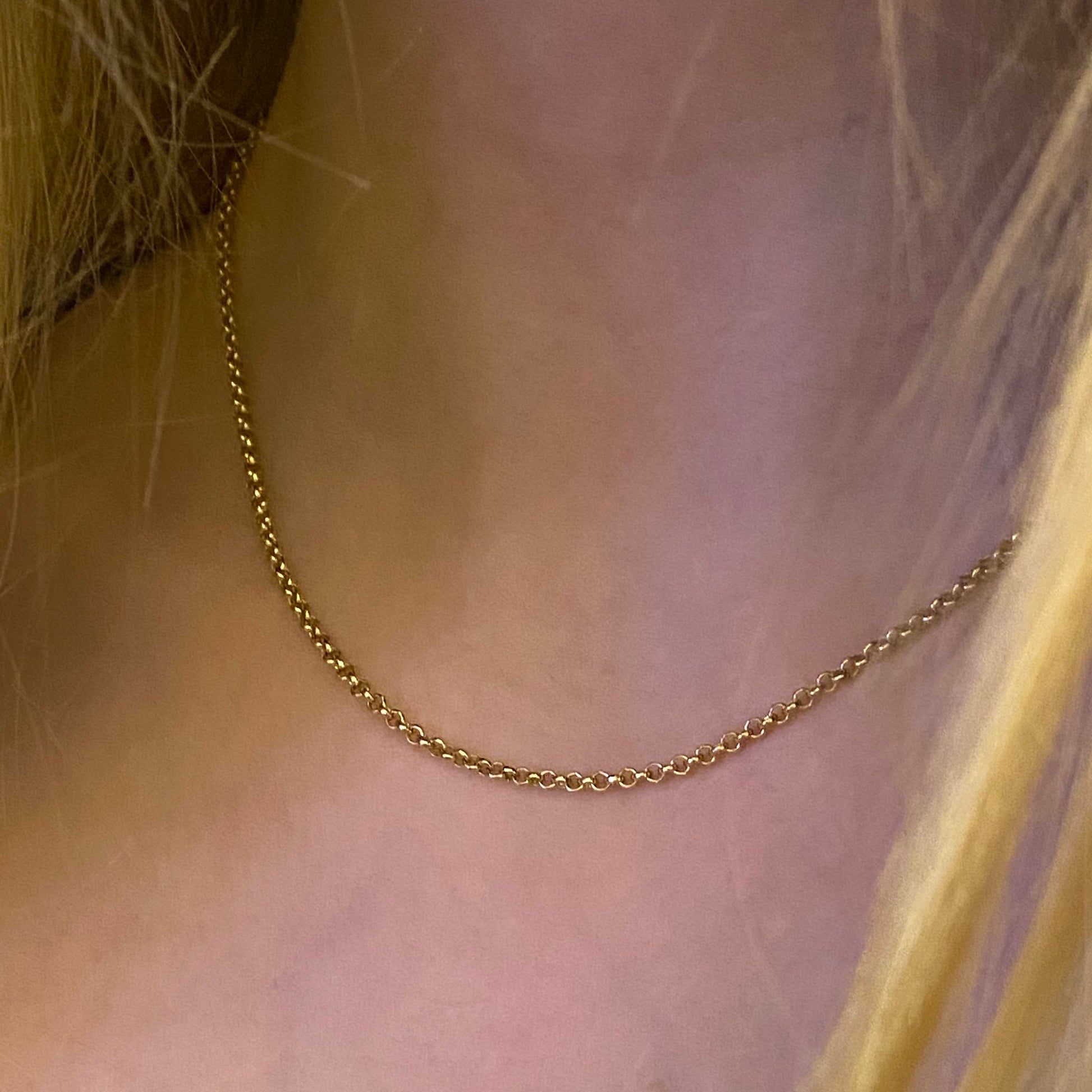 9ct Gold Solid Belcher Chain - John Ross Jewellers