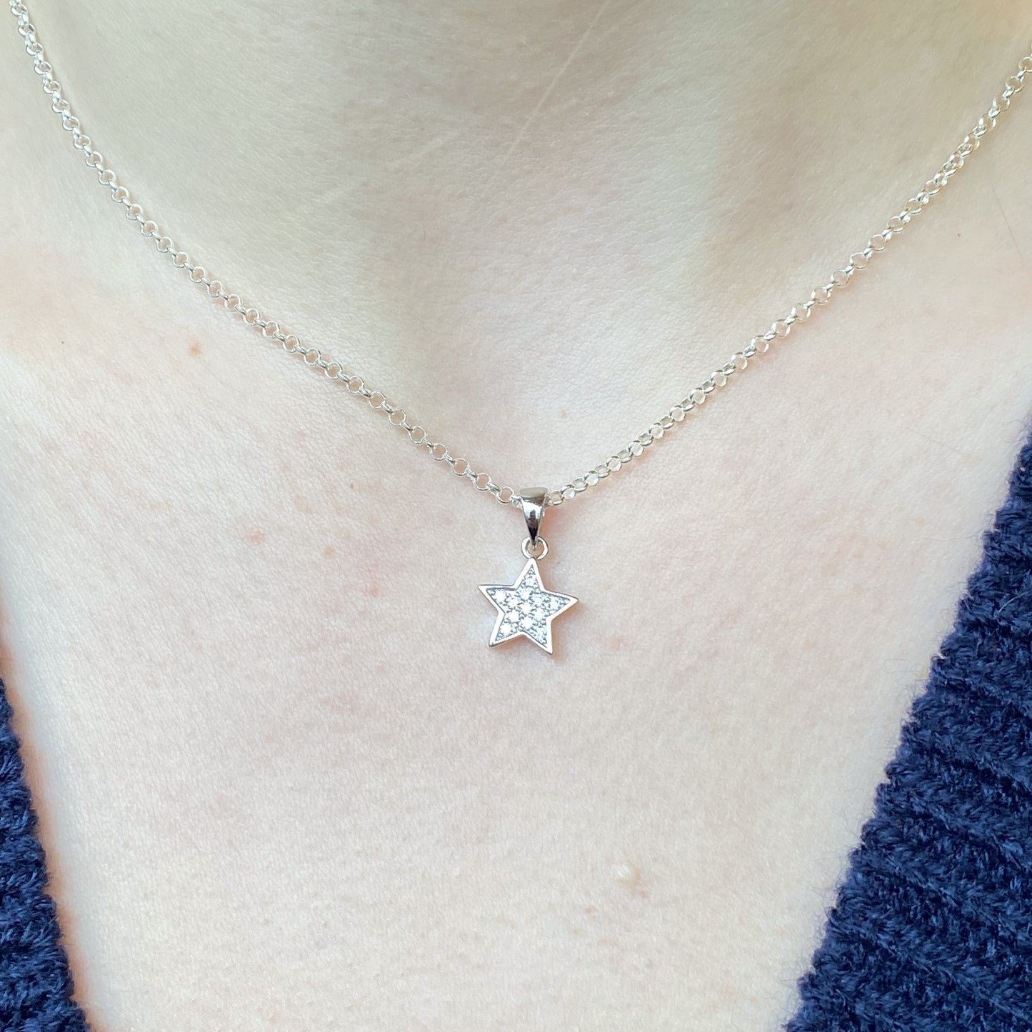 My Cute Sparkling Star Necklace - John Ross Jewellers