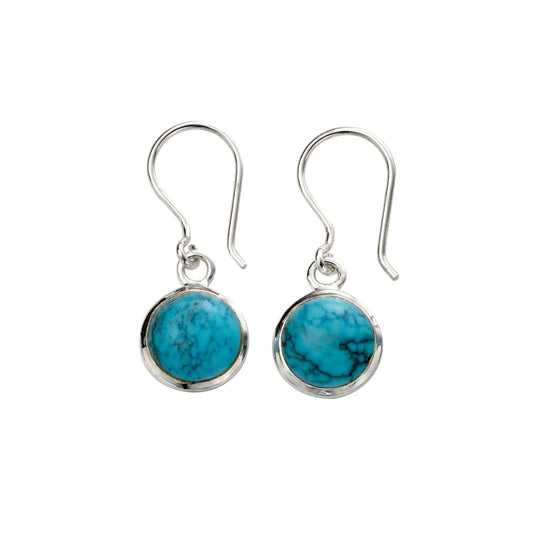 Silver Magnesite Drop Earrings - John Ross Jewellers