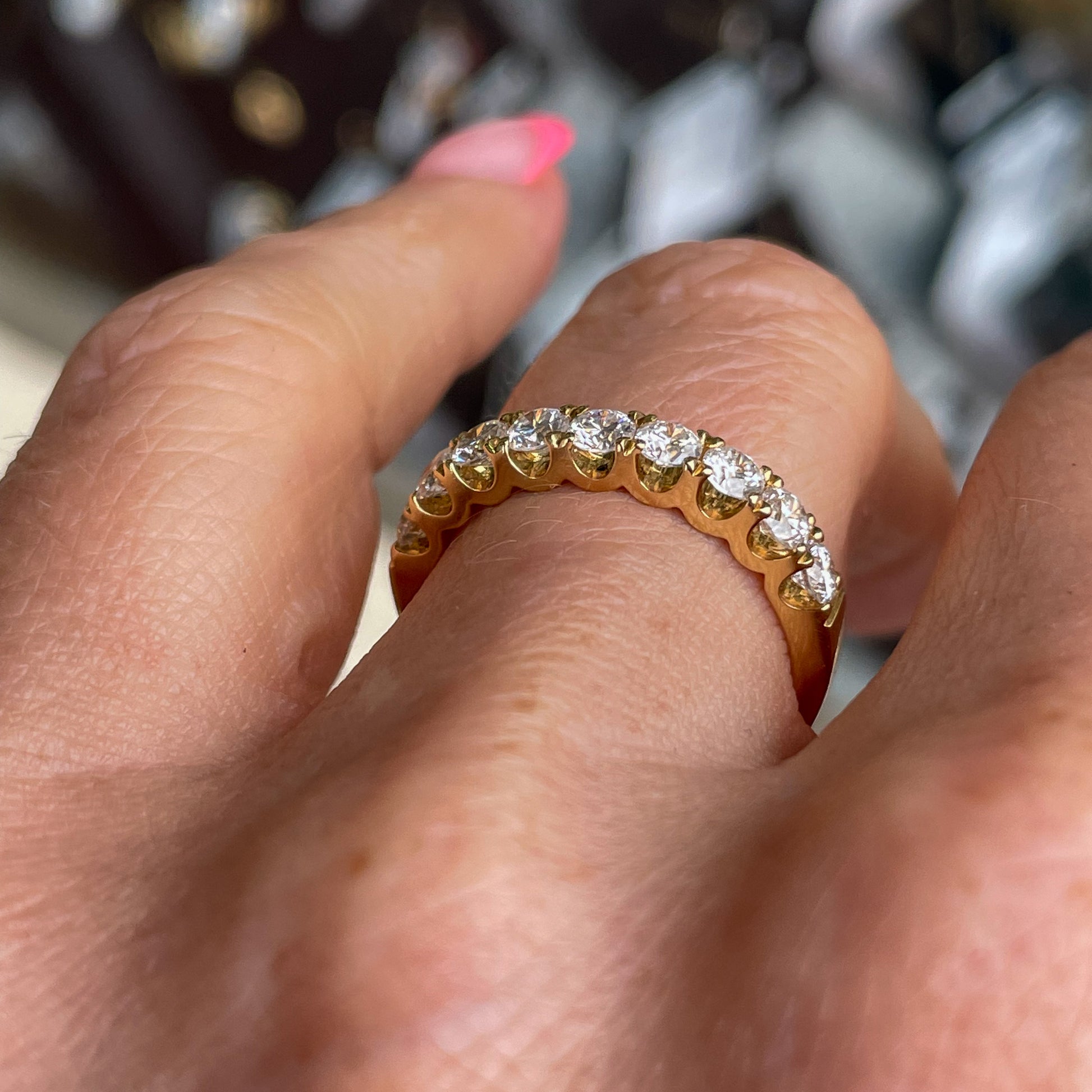 18ct Gold Diamond Eternity Ring 1.00ct - John Ross Jewellers