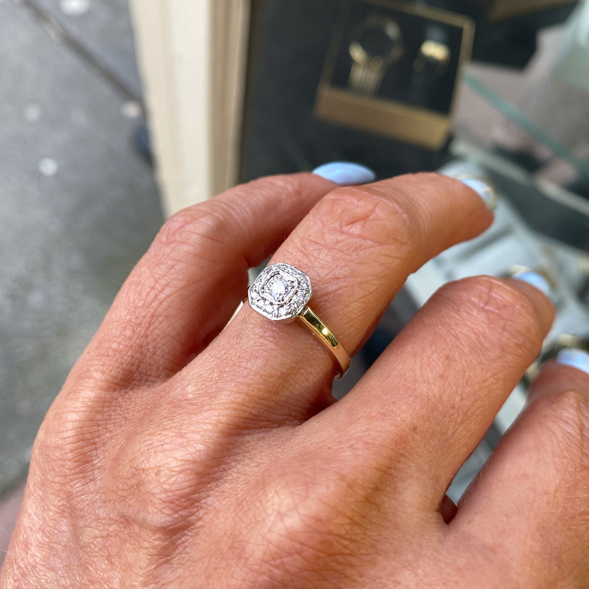 9ct Gold Arianna Diamond Engagement Ring | 0.25ct - John Ross Jewellers