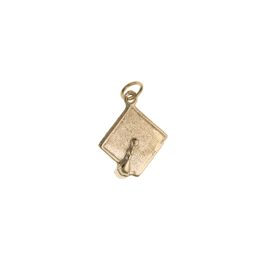 9ct Gold Graduation Cap / Mortar Board Charm - John Ross Jewellers