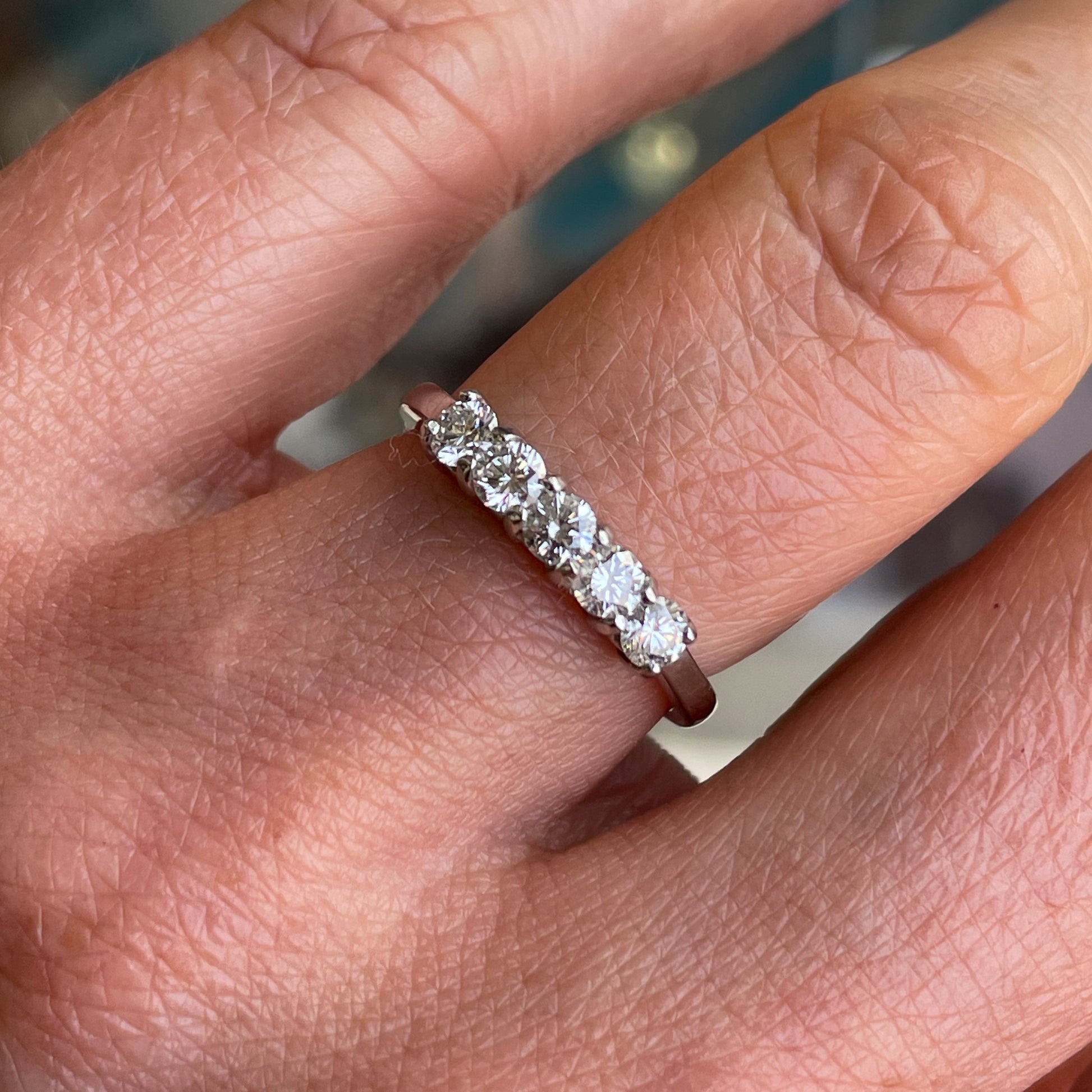Platinum Diamond Eternity Ring | 0.54ct - John Ross Jewellers