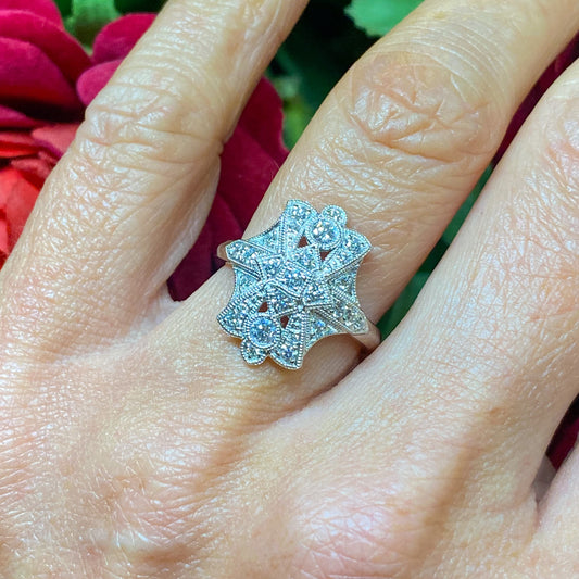 Platinum 0.53ct Diamond Ring - John Ross Jewellers