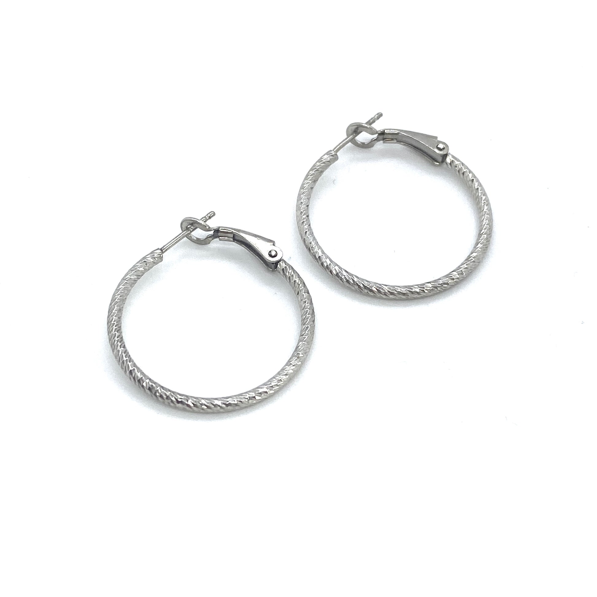 SUNSHINE 25mm Hoop Earrings - John Ross Jewellers