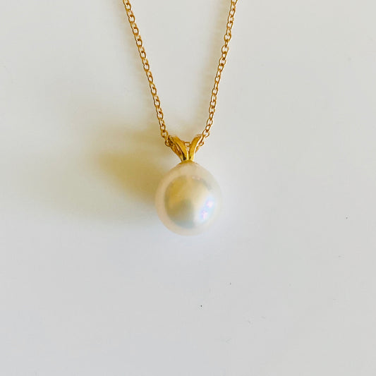 9ct Gold Pearl Pendant Necklace - John Ross Jewellers