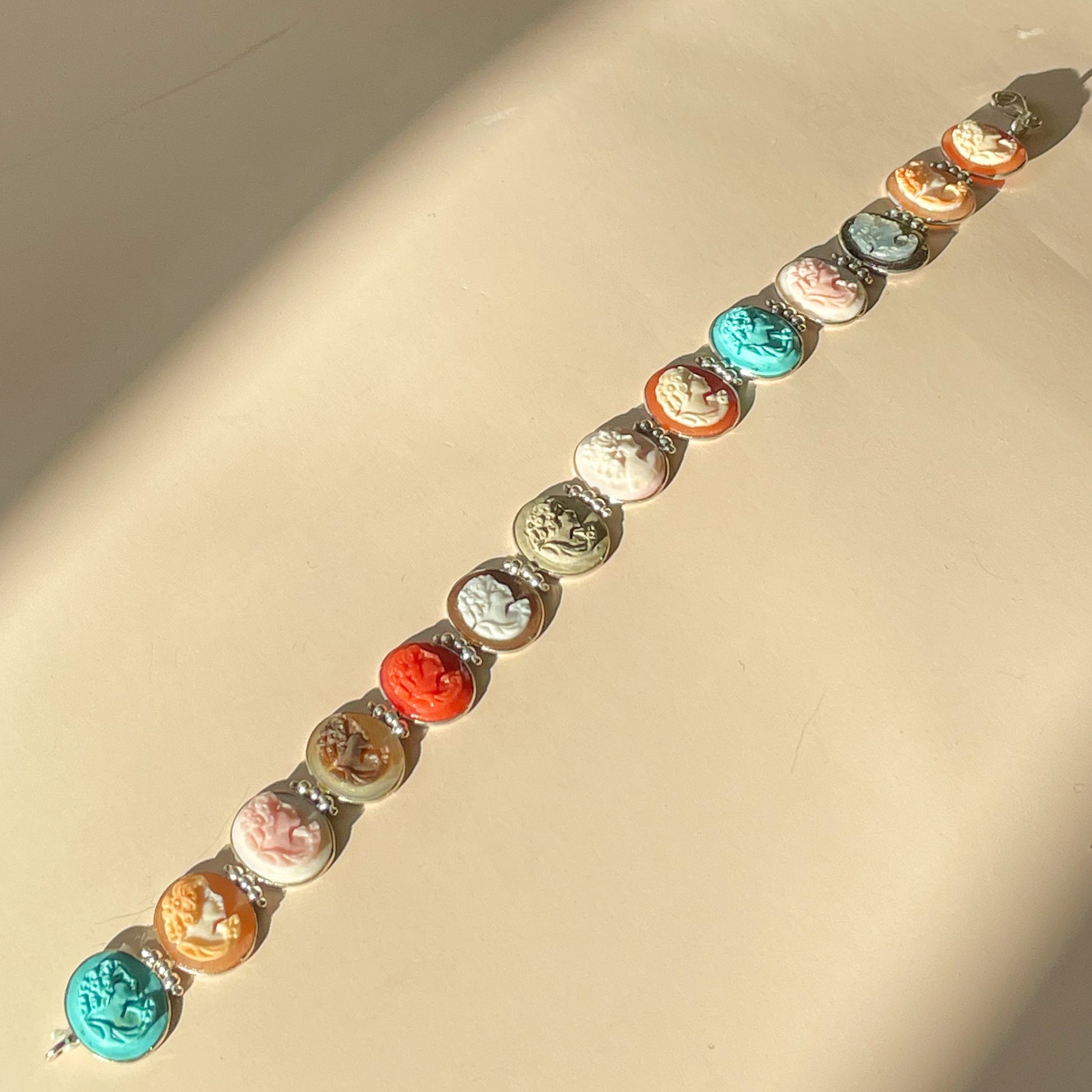 Silver All Kinds of Cameo Bracelet - John Ross Jewellers