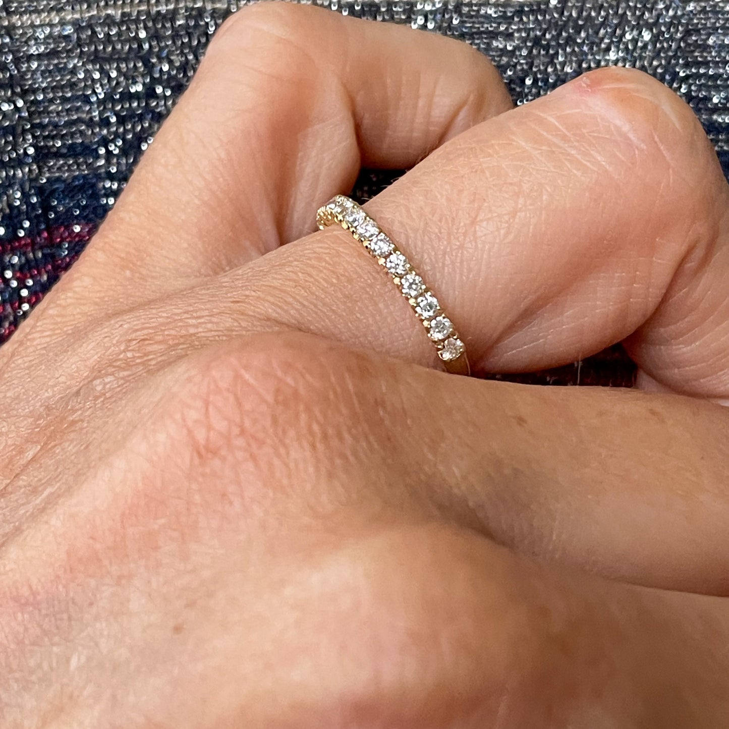 18ct Yellow Gold Diamond Wedding/Eternity Ring | 0.36ct - John Ross Jewellers