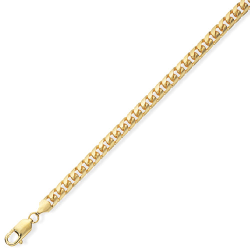 9ct Gold Bombé Curb Bracelet | 8” - John Ross Jewellers