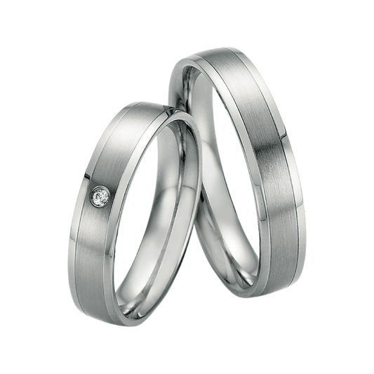 Steel Wedding Ring | 4.5mm - John Ross Jewellers