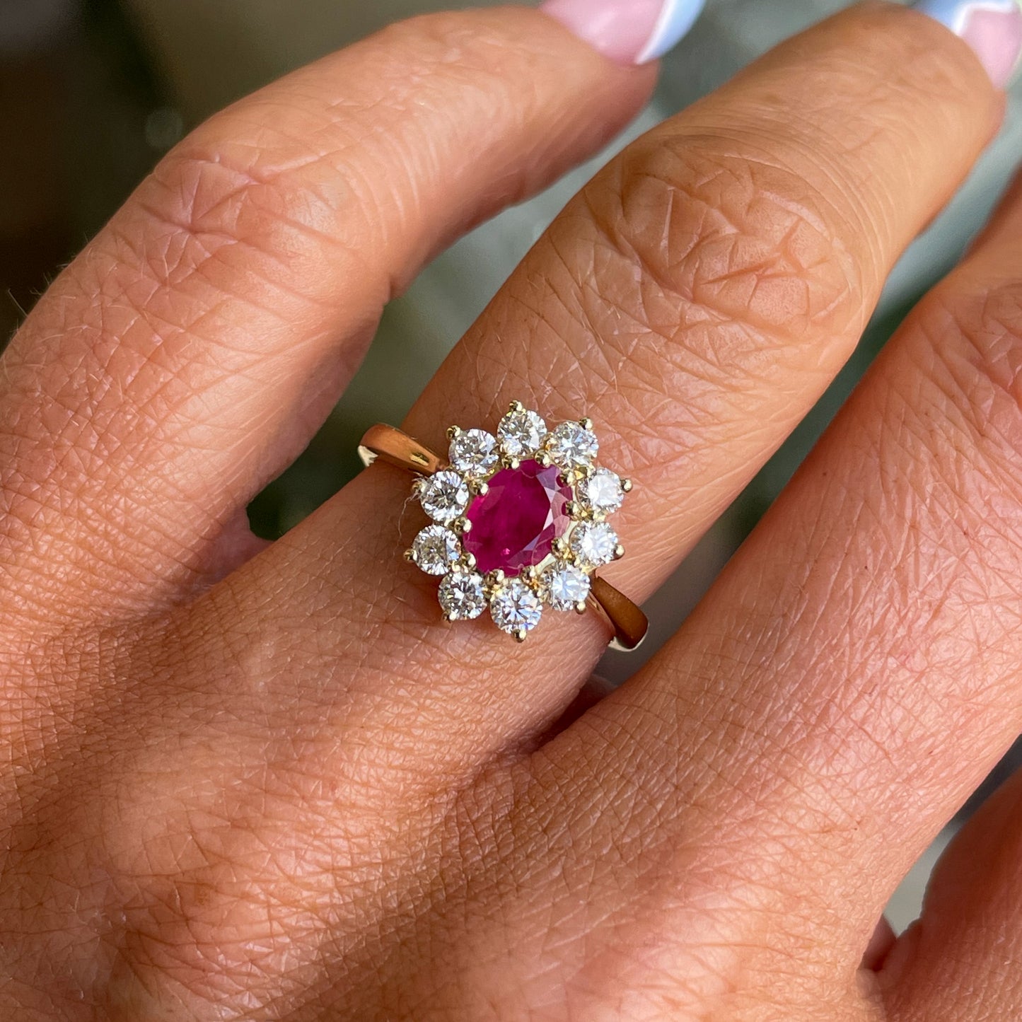 18ct Gold Ruby & Diamond Ring - John Ross Jewellers