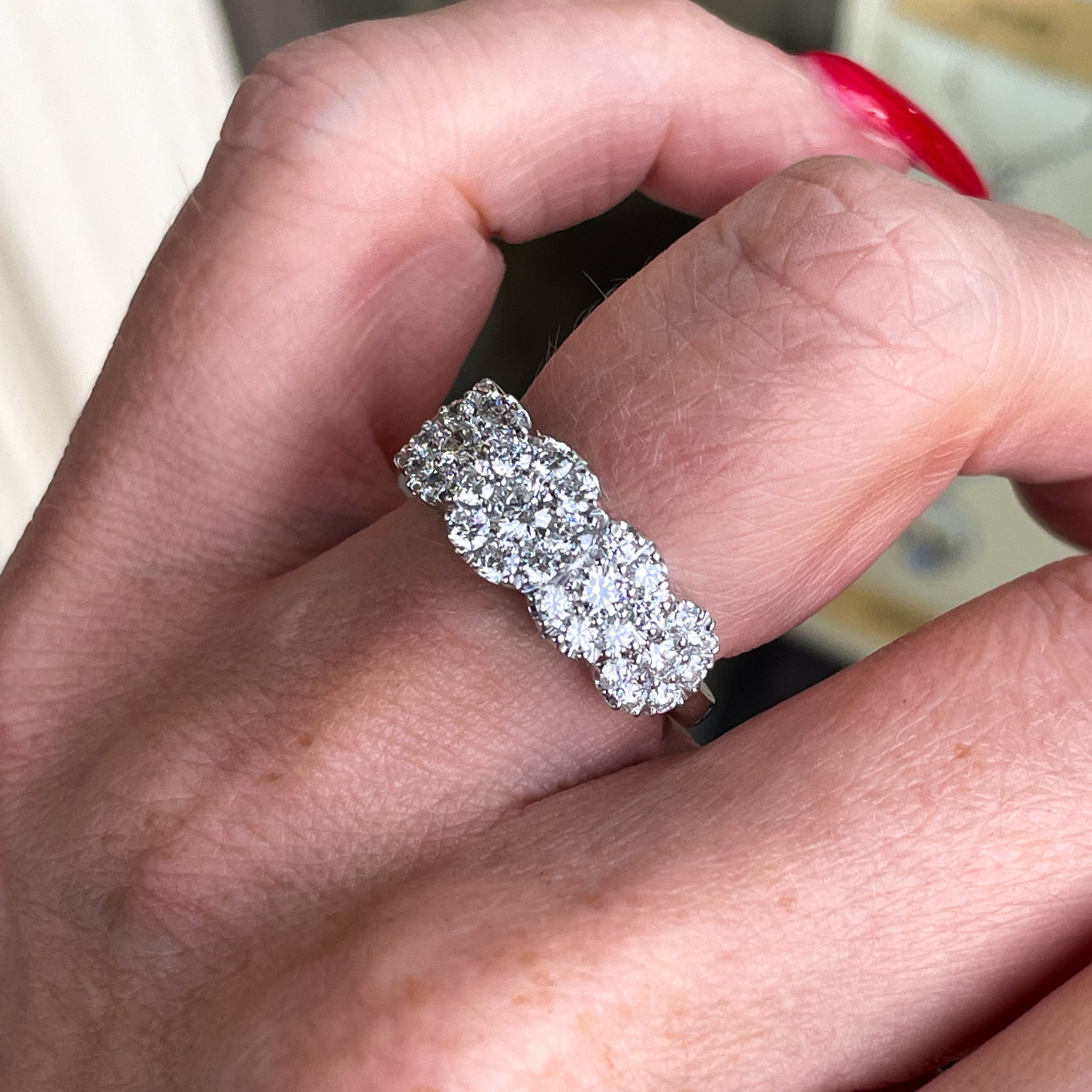 18ct White Gold Diamond Eternity Ring | 1.22ct - John Ross Jewellers
