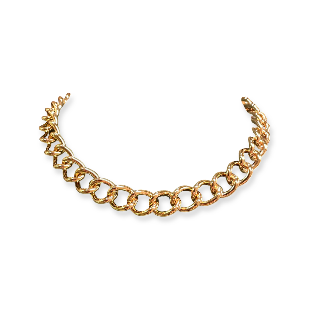 REBECCA Groumette Maxi Necklace - Gold - John Ross Jewellers