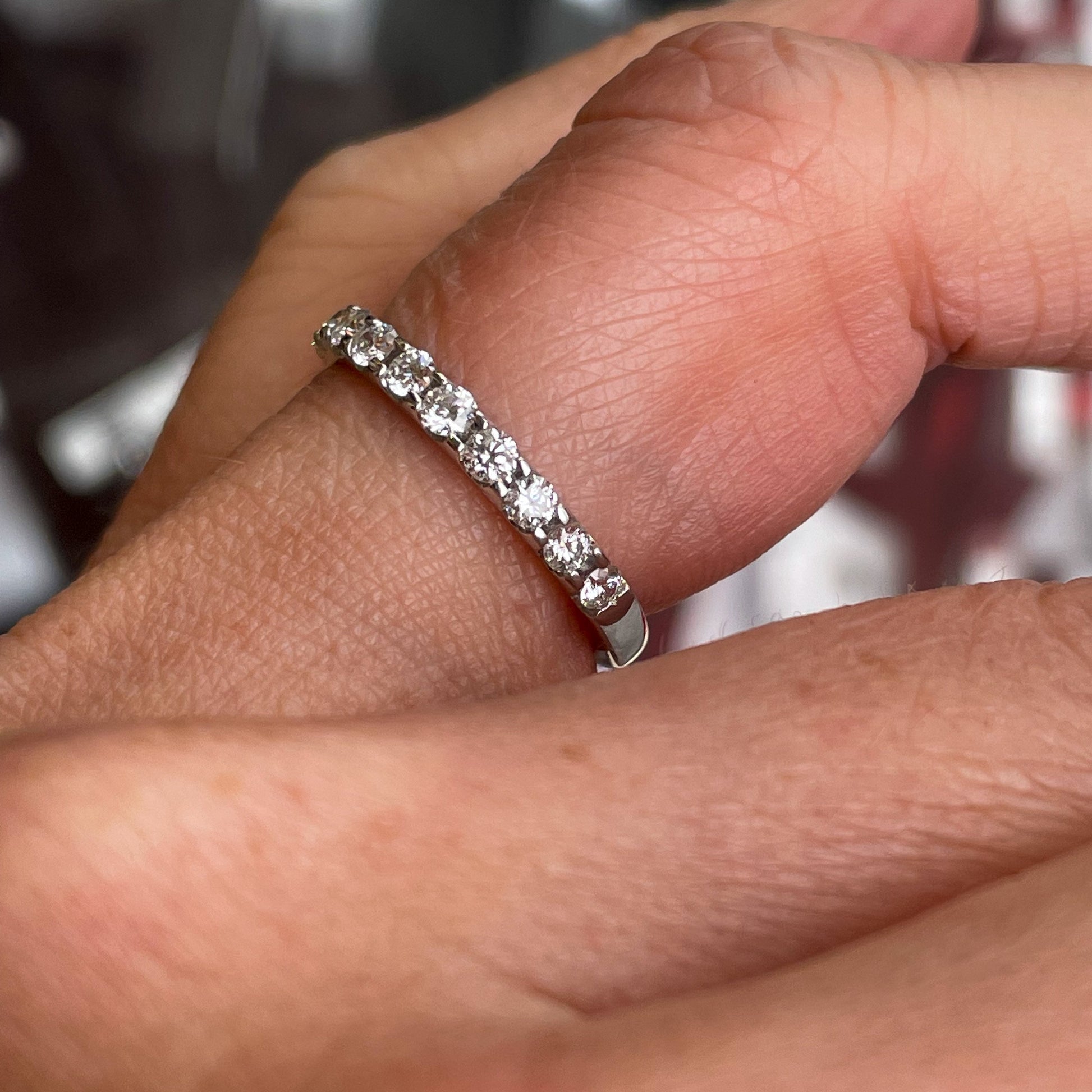 18ct White Gold Diamond Eternity Ring | 0.75ct - John Ross Jewellers