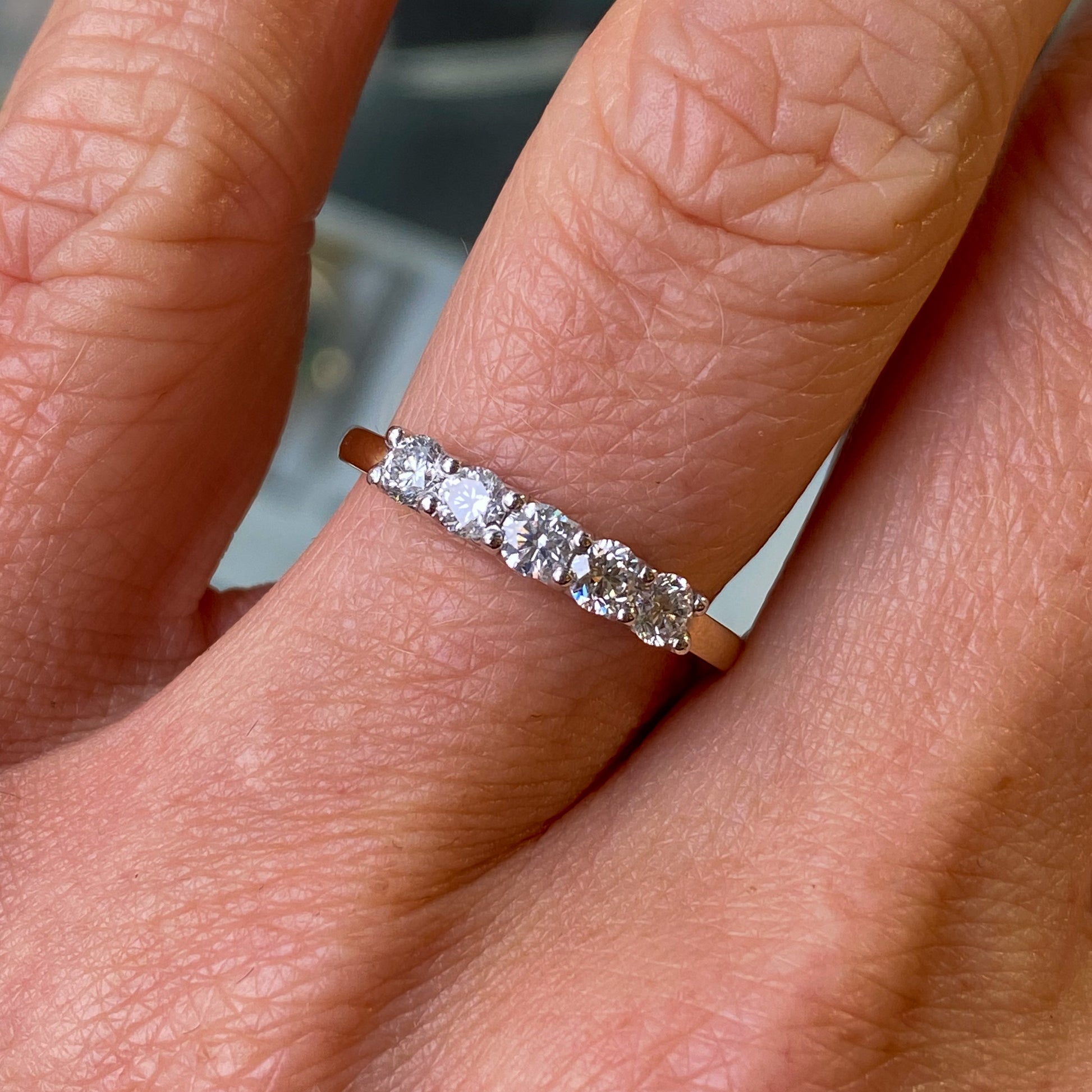 18ct Gold Diamond Eternity Ring | 0.58ct - John Ross Jewellers
