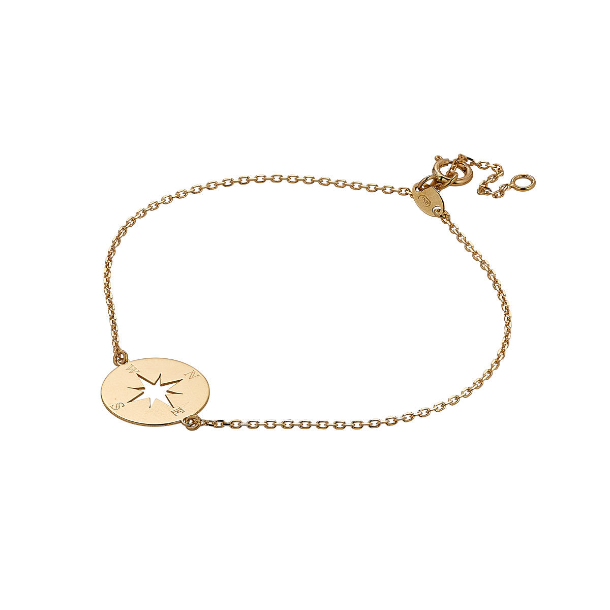 9ct Gold Compass Bracelet - John Ross Jewellers