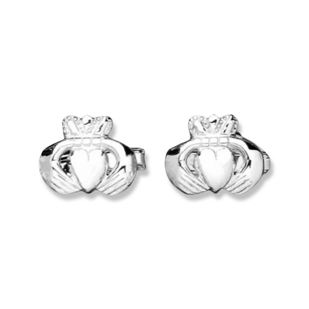 Silver Claddagh Cufflinks - John Ross Jewellers