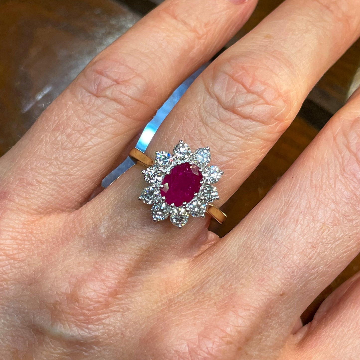 18ct Gold Ruby & Diamond Ring - John Ross Jewellers