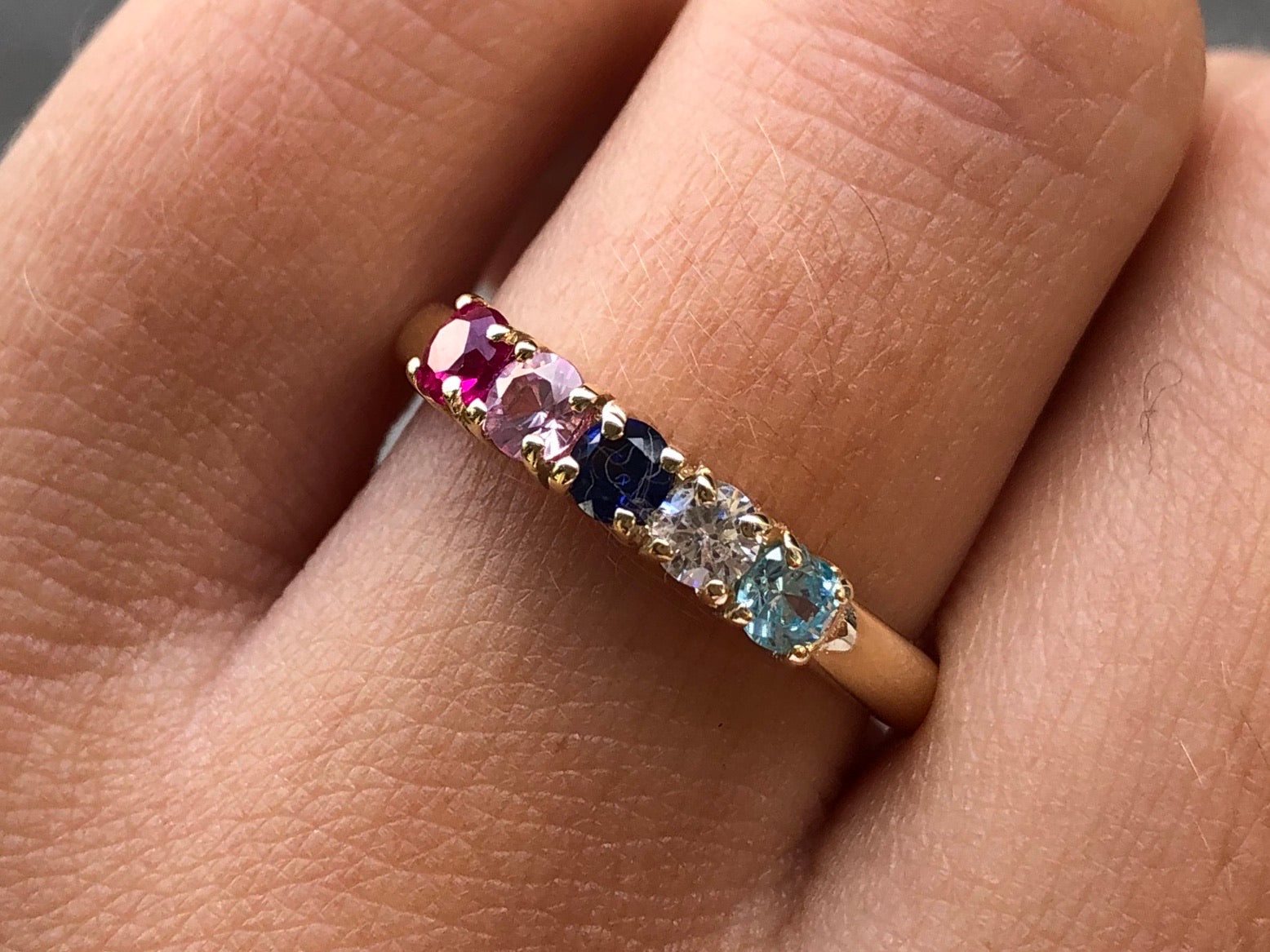 Sapphire store mothers ring