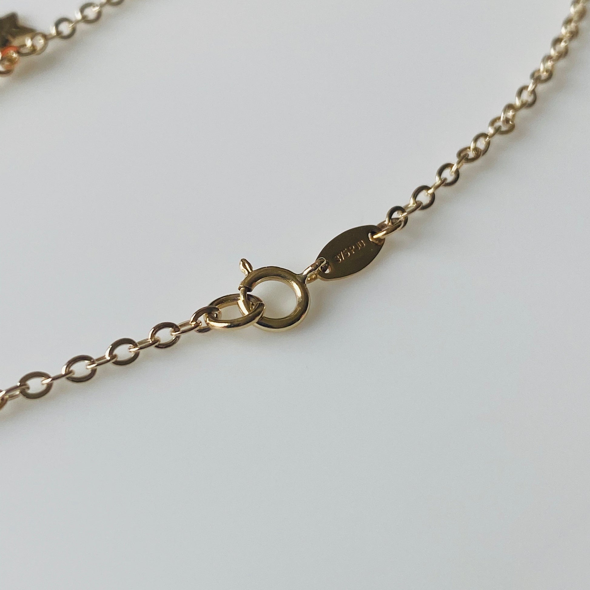 9ct Gold Dozen Stars Necklace - John Ross Jewellers