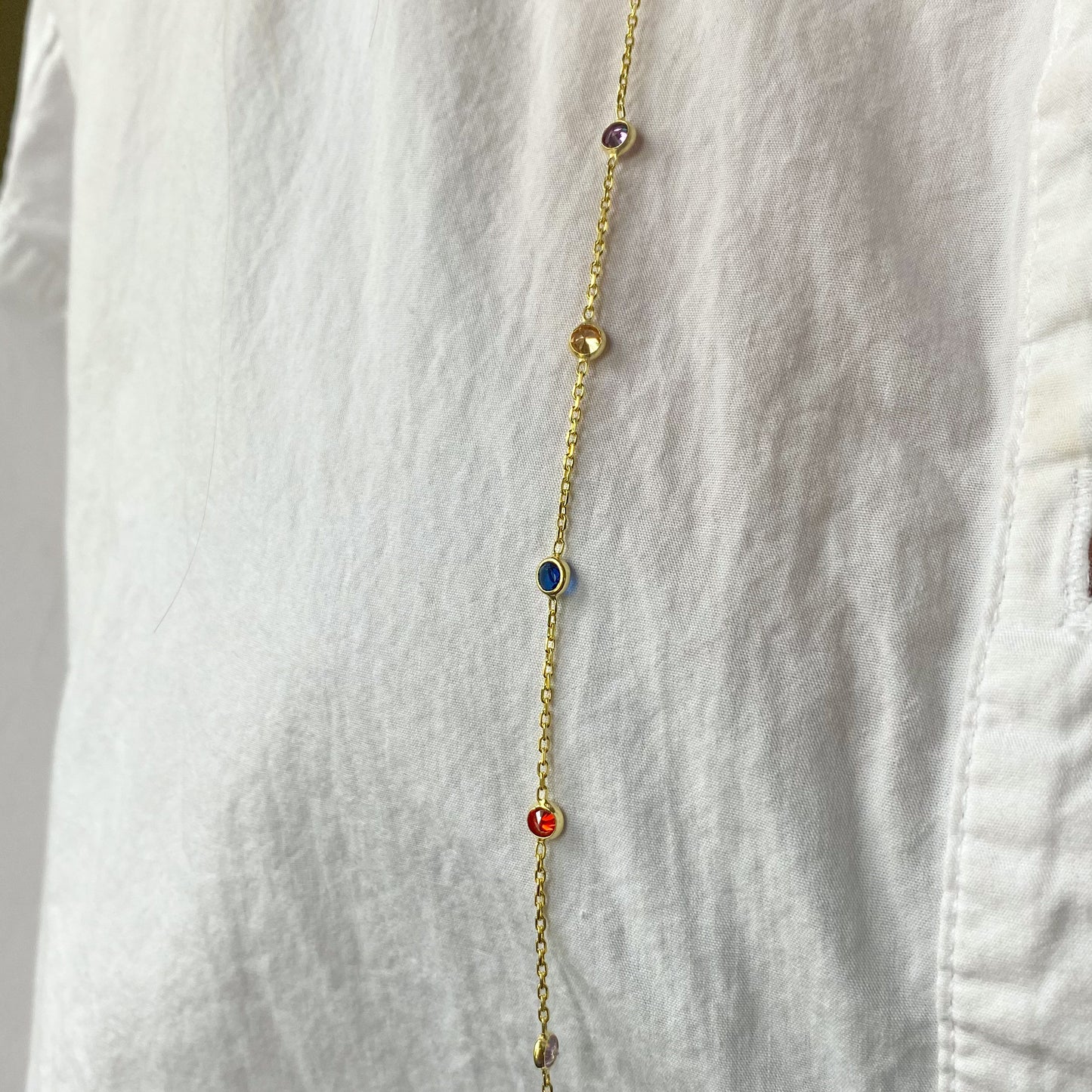 Sunshine Rainbow By The Yard Necklace | 110cm - John Ross Jewellers