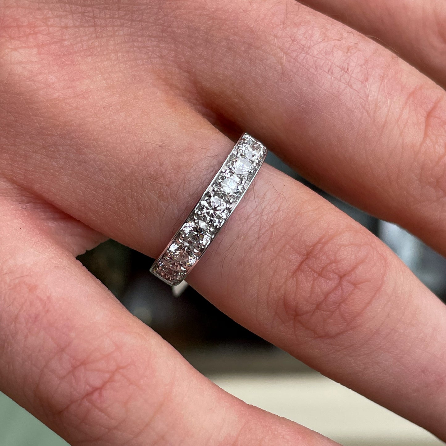 18ct White Gold Diamond Eternity Ring 1.00ct - John Ross Jewellers