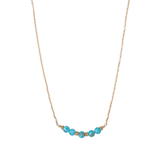 Sunshine Turquoise Nugget Centrepiece Necklace - John Ross Jewellers