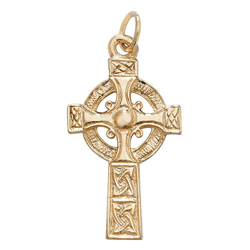 9ct Gold Celtic Cross - John Ross Jewellers