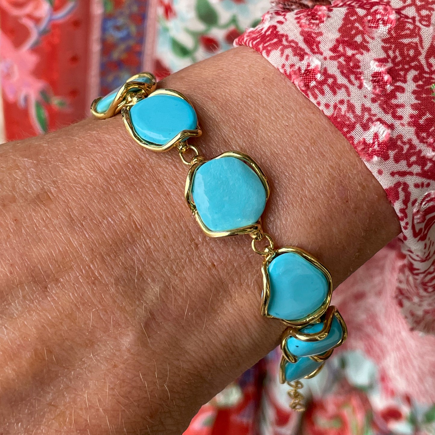 Sunshine Turquoise Nugget Bracelet - John Ross Jewellers