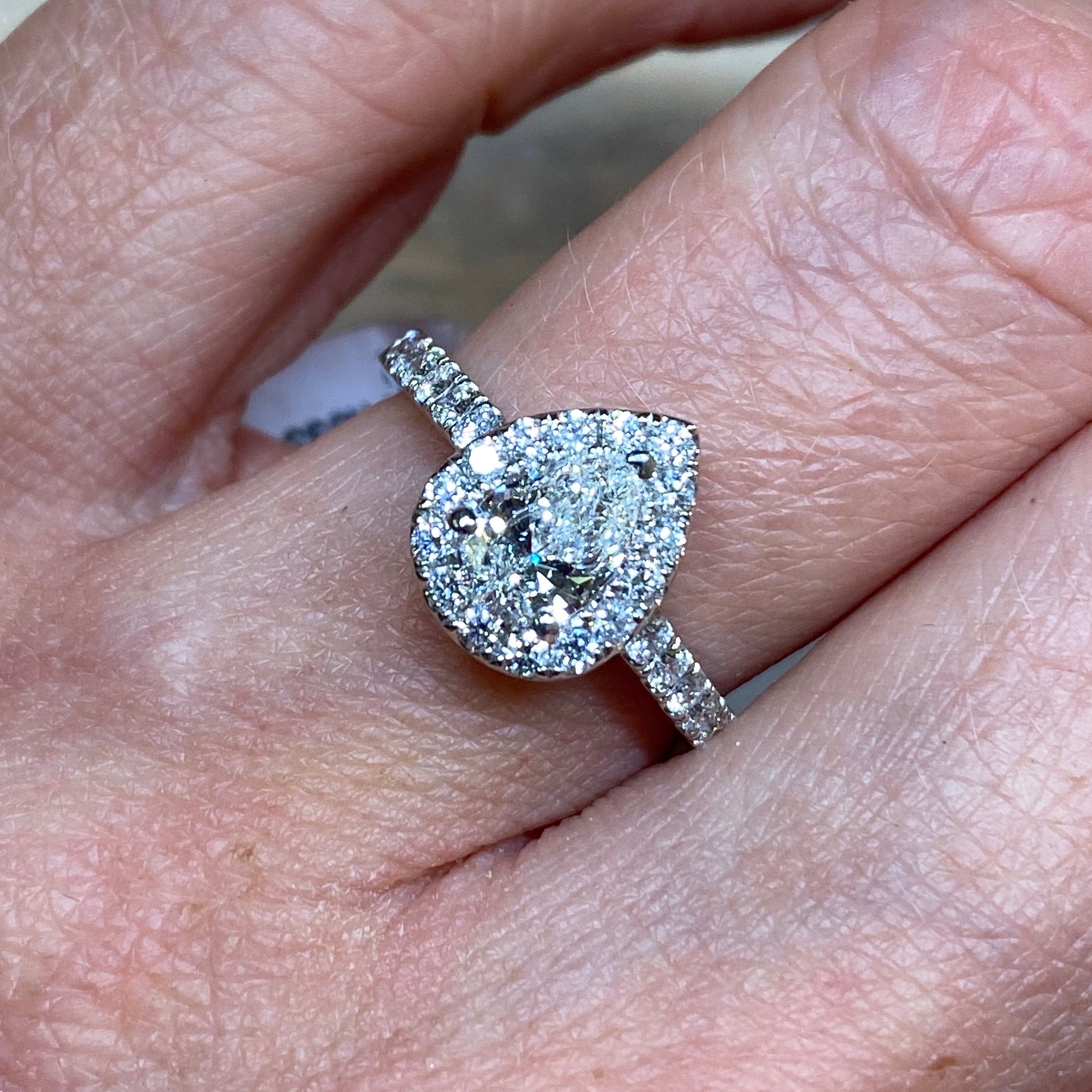 Platinum Kennedy Engagement Ring - 1.07ct - John Ross Jewellers