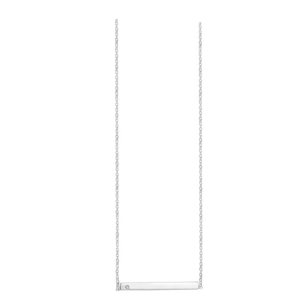SUNSHINE Bar Necklace - Silver - John Ross Jewellers