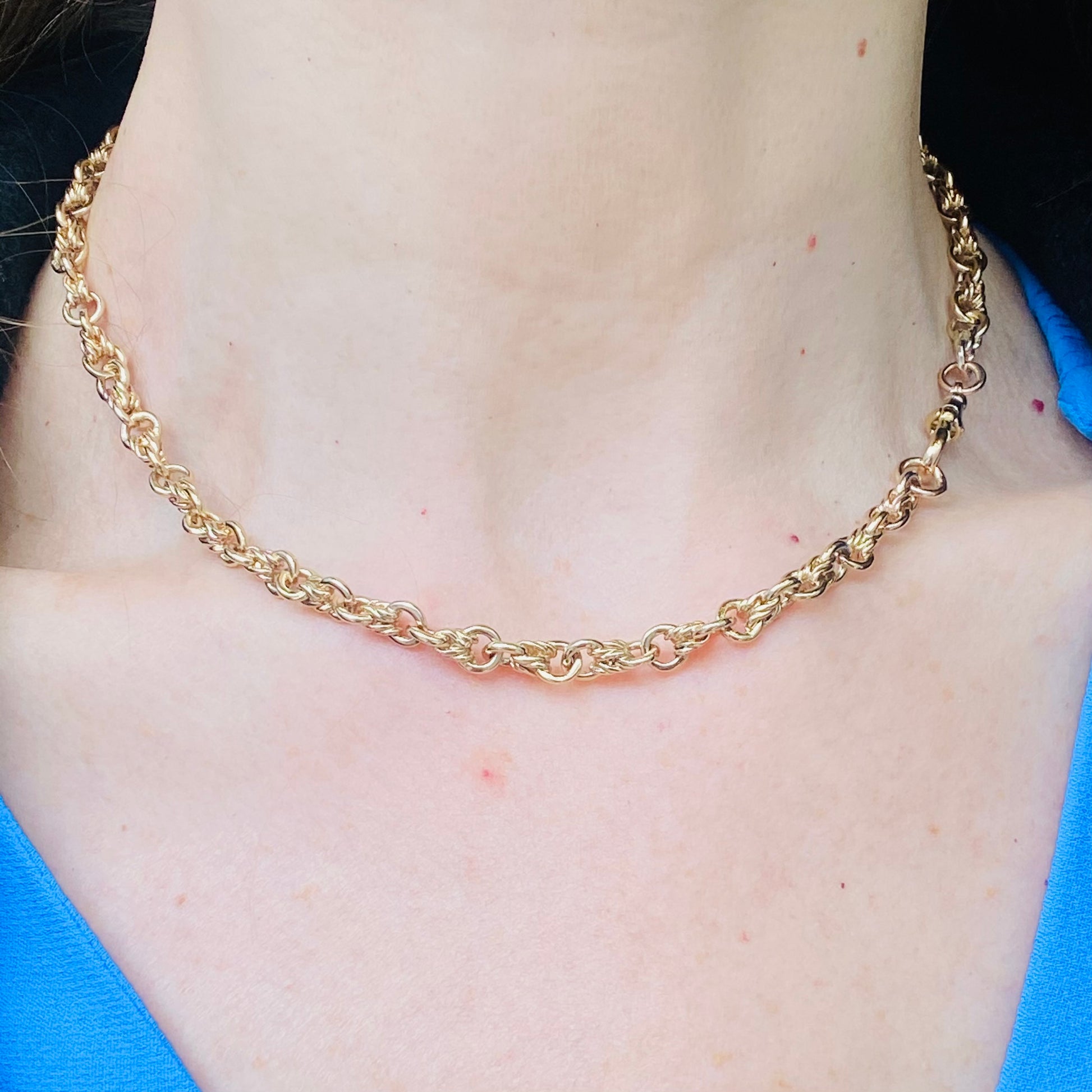 9ct Gold Handmade Necklace | 17 inch - John Ross Jewellers