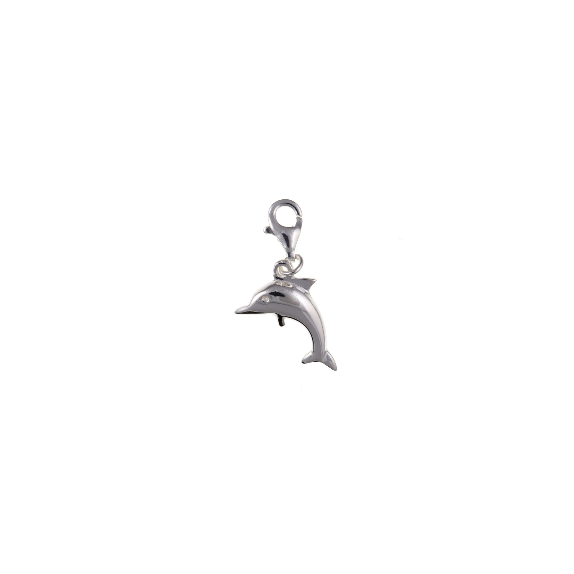 Silver Diving Dolphin Charm - John Ross Jewellers
