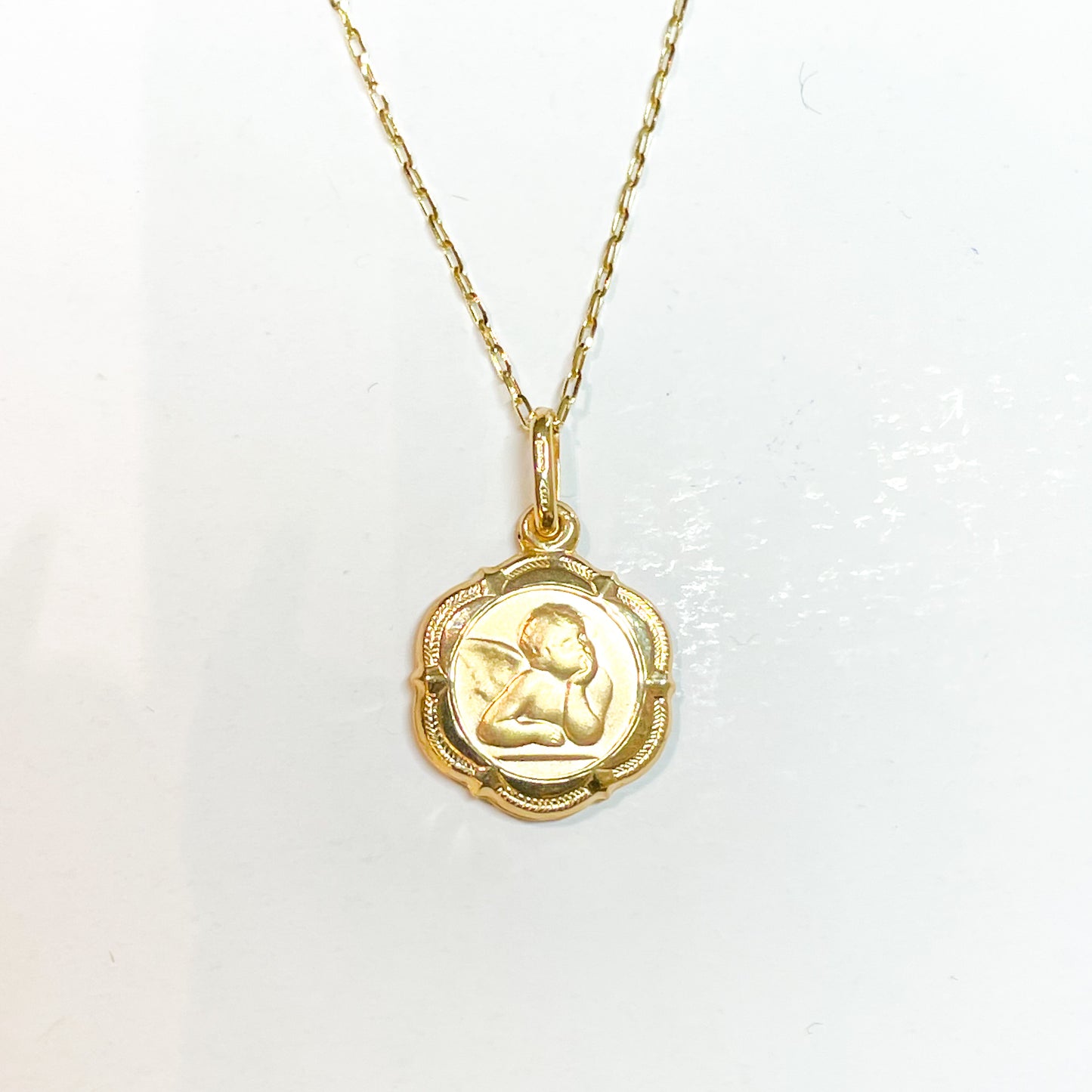9ct Gold Guardian Angel Necklace - John Ross Jewellers
