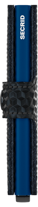SECRID Miniwallet Cubic Black-Blue - John Ross Jewellers