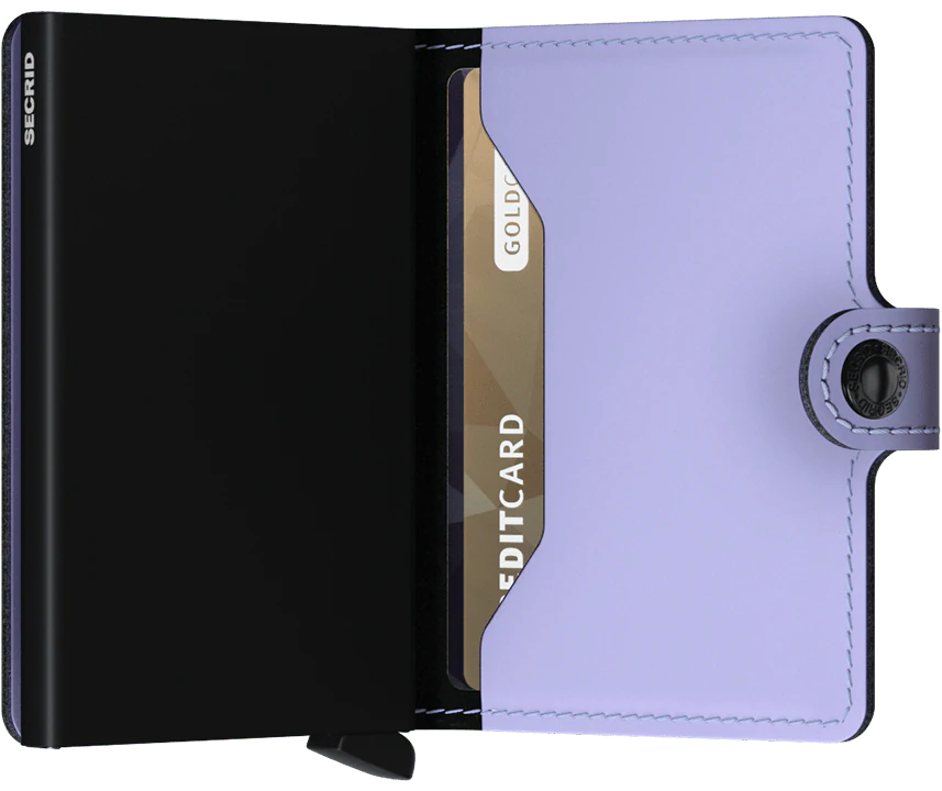 SECRID Miniwallet Matte Lilac-Black - John Ross Jewellers