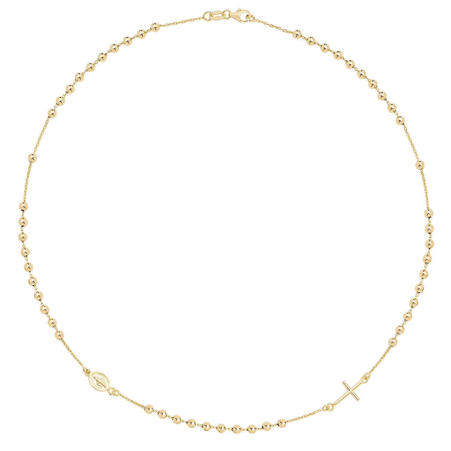 9ct Gold Rosary Necklace - John Ross Jewellers