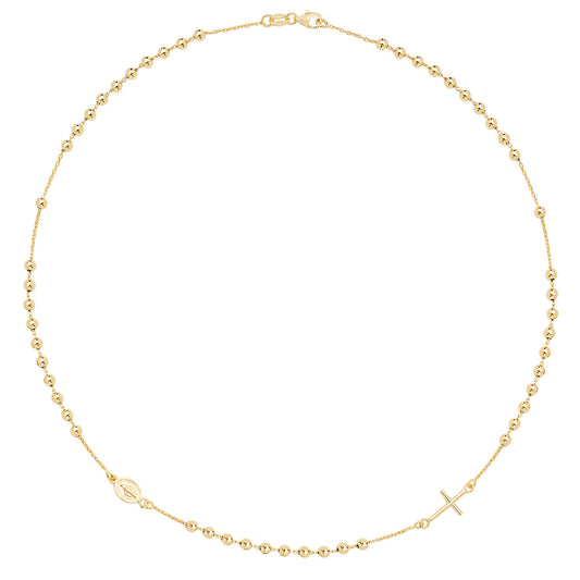 9ct Gold Rosary Necklace - John Ross Jewellers