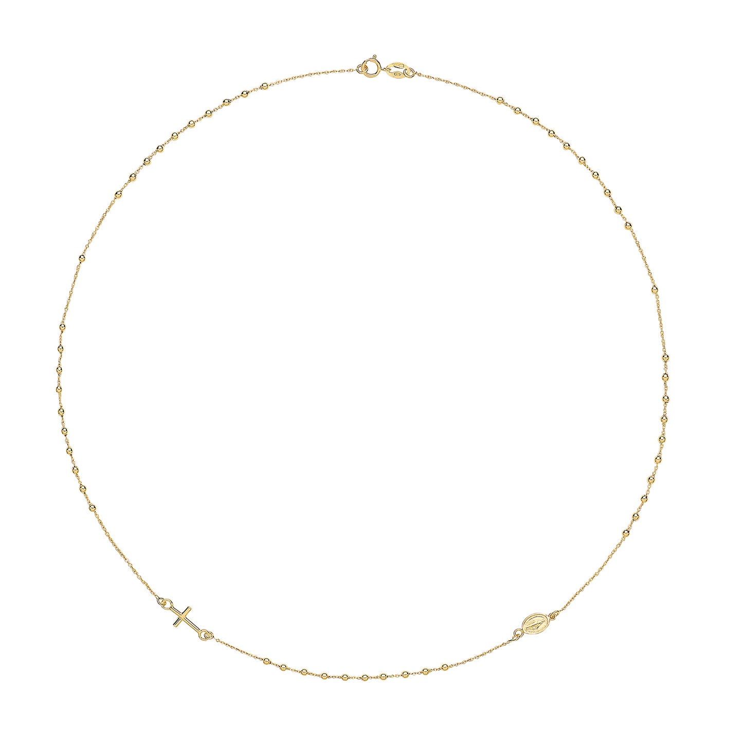 9ct Gold Rosary Necklace - John Ross Jewellers