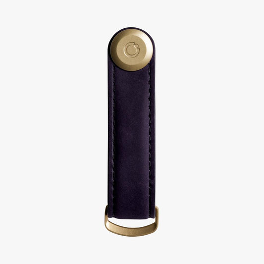 OrbitKey Key Organiser Crazy Horse Aubergine Purple - John Ross Jewellers