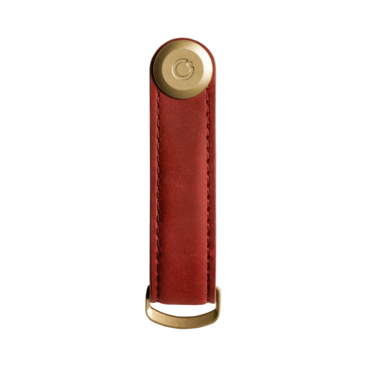 OrbitKey Key Organiser Crazy Horse Maple Red - John Ross Jewellers
